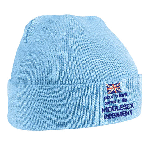 Proud to Have Served in The Middlesex Regiment Beanie Hat