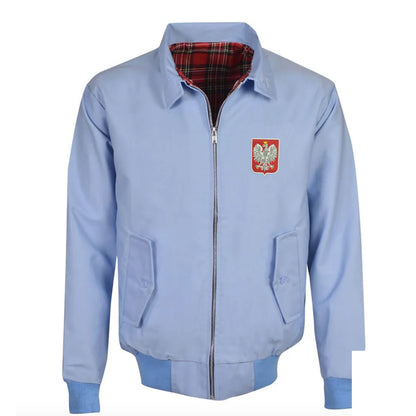 Retro Poland Embroidered Classic Harrington Jacket