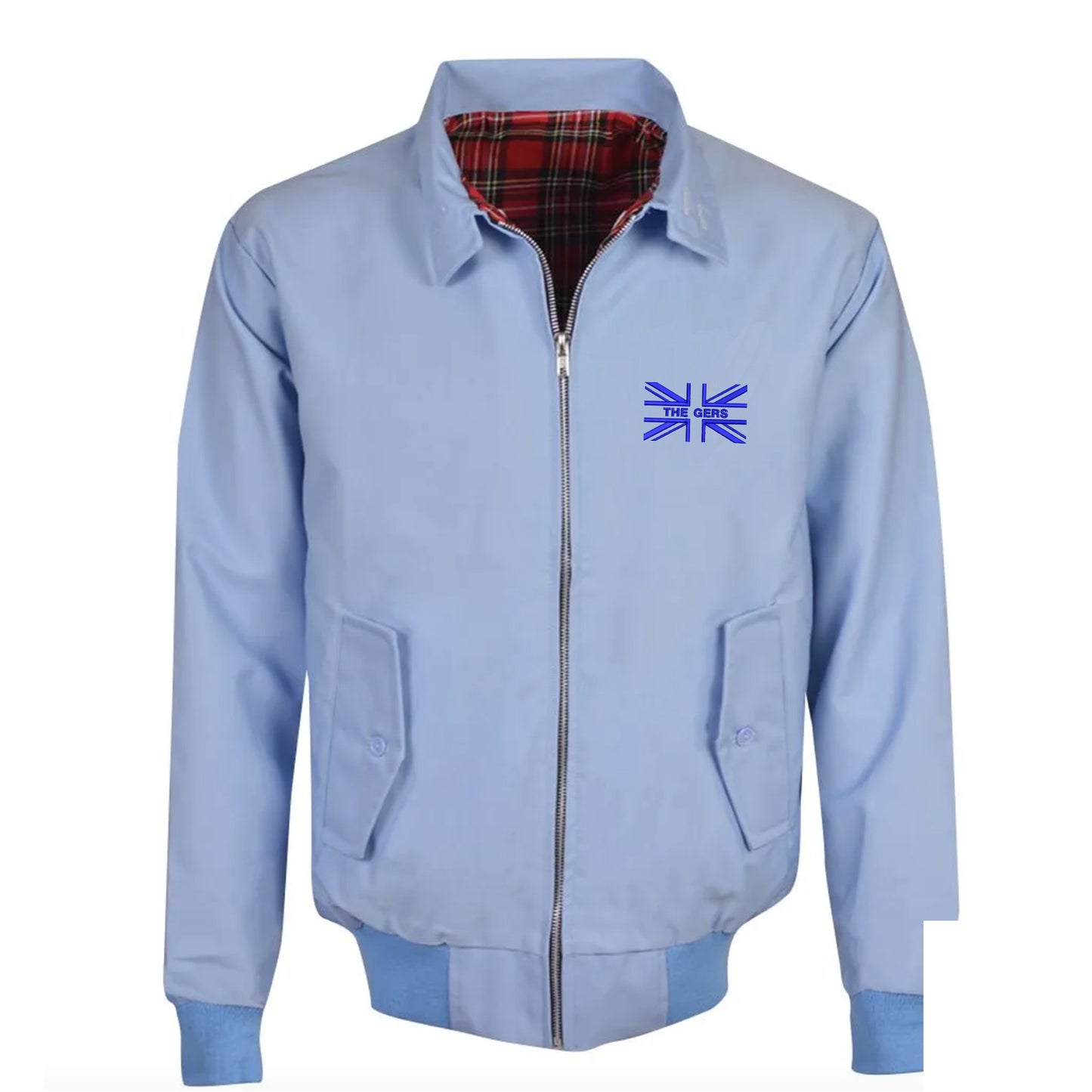 The Gers Union Jack Embroidered Classic Harrington Jacket