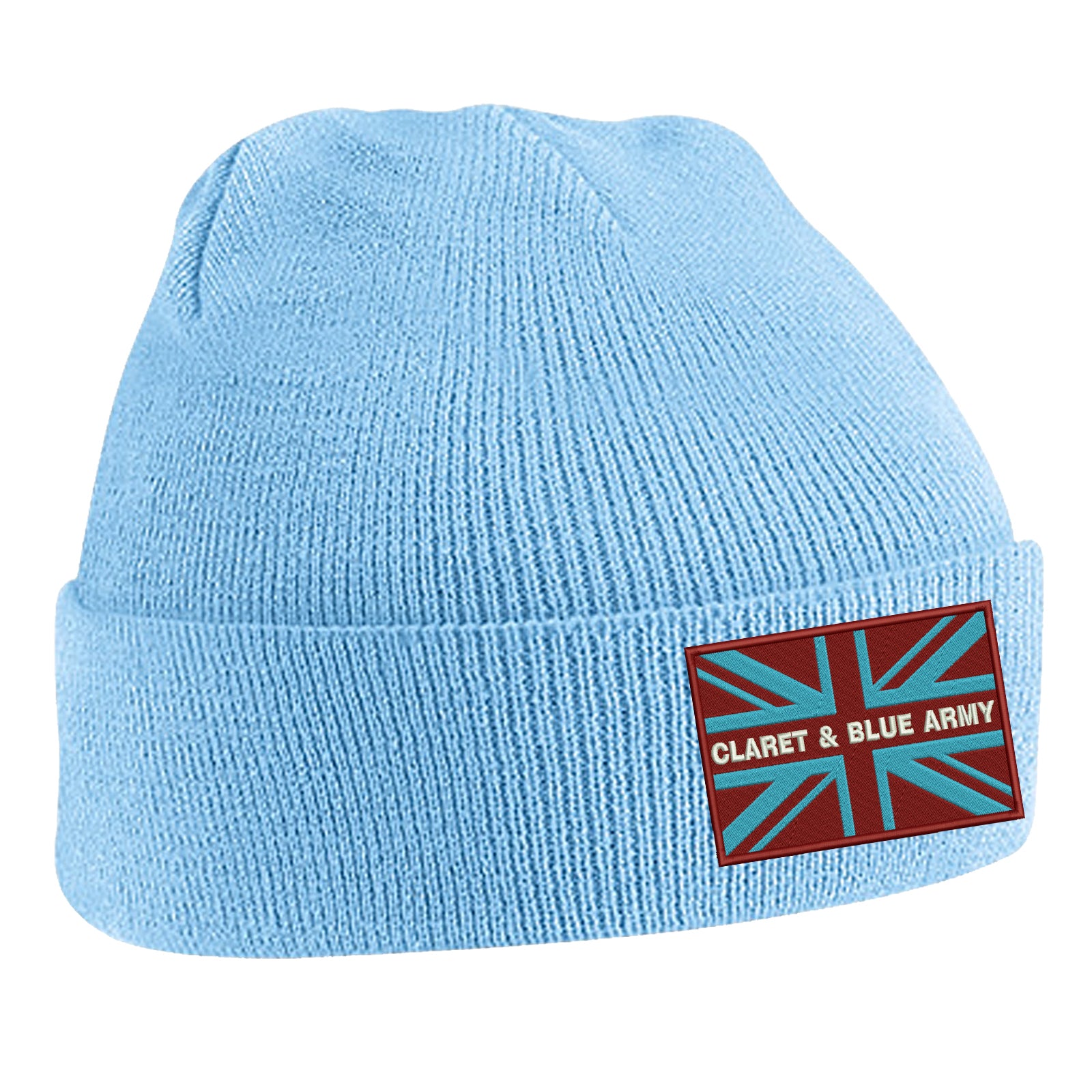 Claret & Blue Army Coloured Union Jack Hat