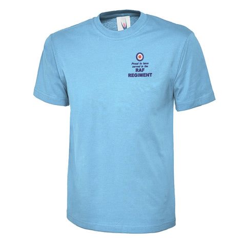 Proud to Have Served in The RAF Regiment Embroidered Children's T-Shirt