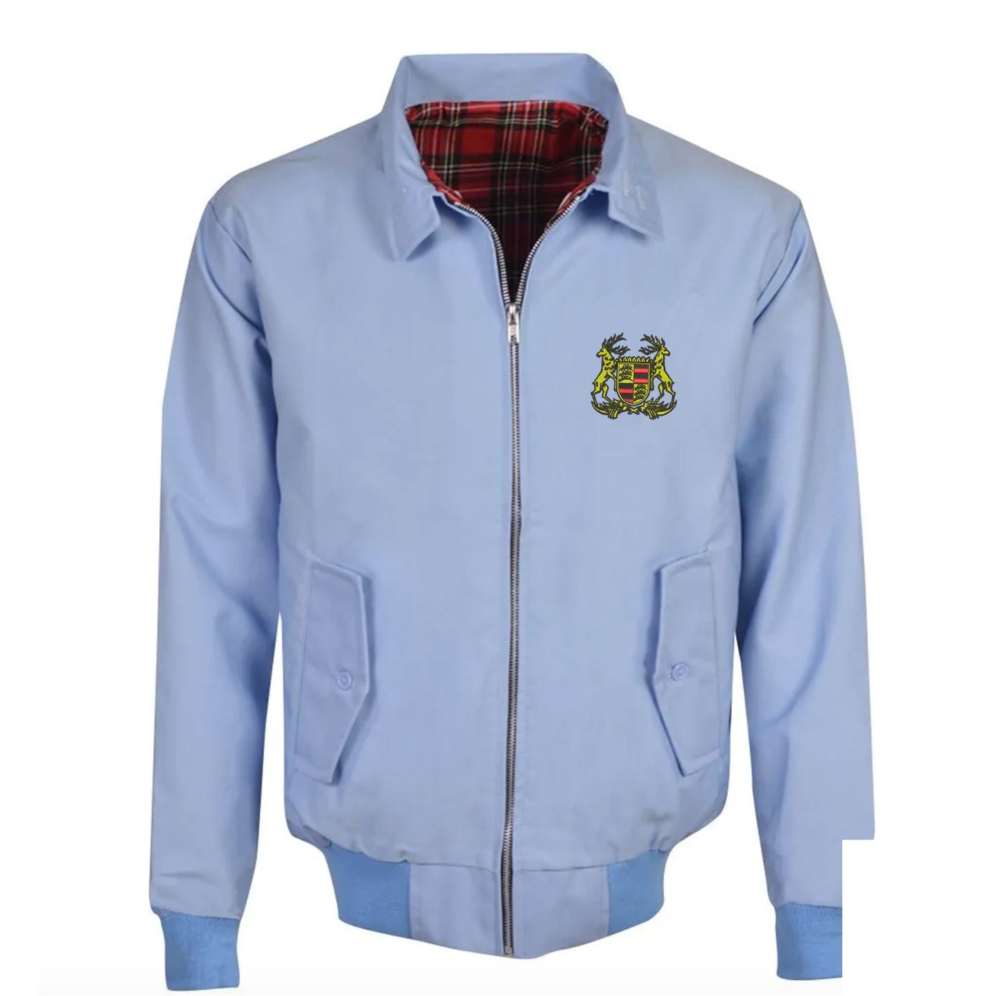 Retro Porsche 1922 Embroidered Classic Harrington Jacket