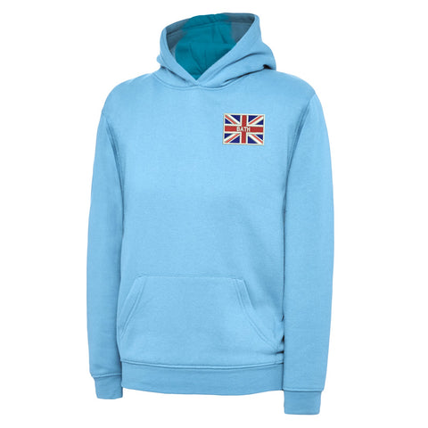 Bath Union Jack Embroidered Children's Hoodie