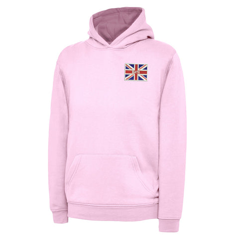 Bath Union Jack Embroidered Children's Hoodie