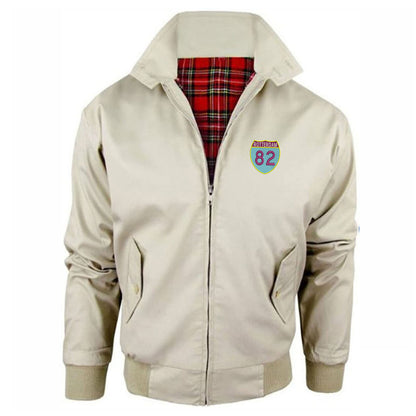 Retro Rotterdam 82 Embroidered Classic Harrington Jacket