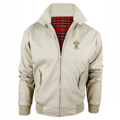 Royal Regiment of Wales Embroidered Classic Harrington Jacket