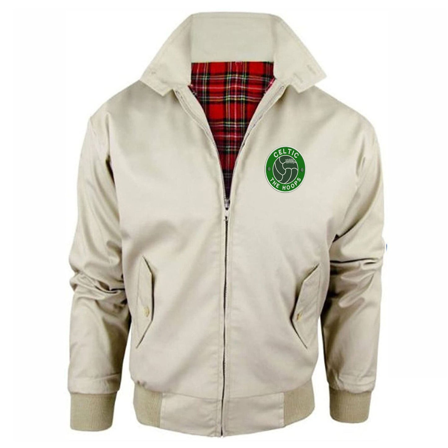 The Hoops Old School Ball Embroidered Classic Harrington Jacket