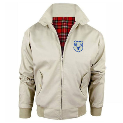 Retro Ross County Embroidered Classic Harrington Jacket