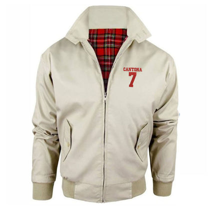 Cantona 7 Embroidered Classic Harrington Jacket