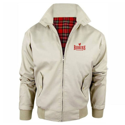 Robins It's a Way of Life Embroidered Classic Harrington Jacket