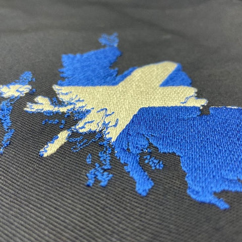 Scotland Flag Map Polo Shirt