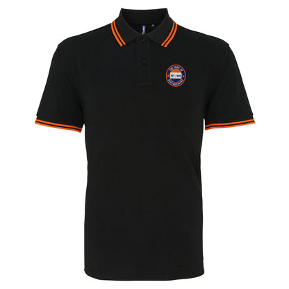 Luton Pride of Bedfordshire Embroidered Tipped Polo Shirt