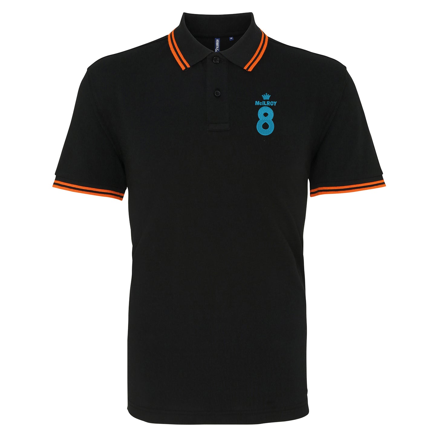 McIlroy 8 Embroidered Tipped Polo Shirt