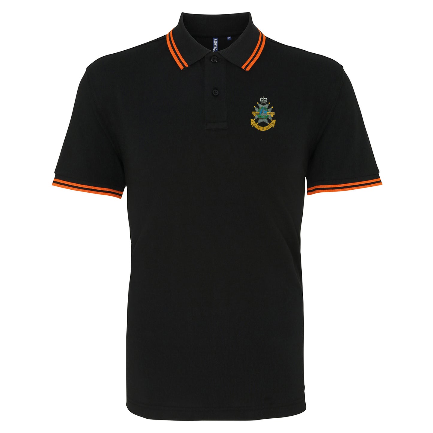 Sherwood Foresters Embroidered Tipped Polo Shirt