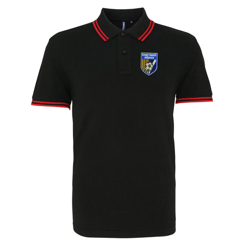 Retro Small Heath Alliance Embroidered Tipped Polo Shirt