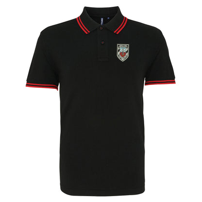 Retro Bath City Embroidered Tipped Polo Shirt