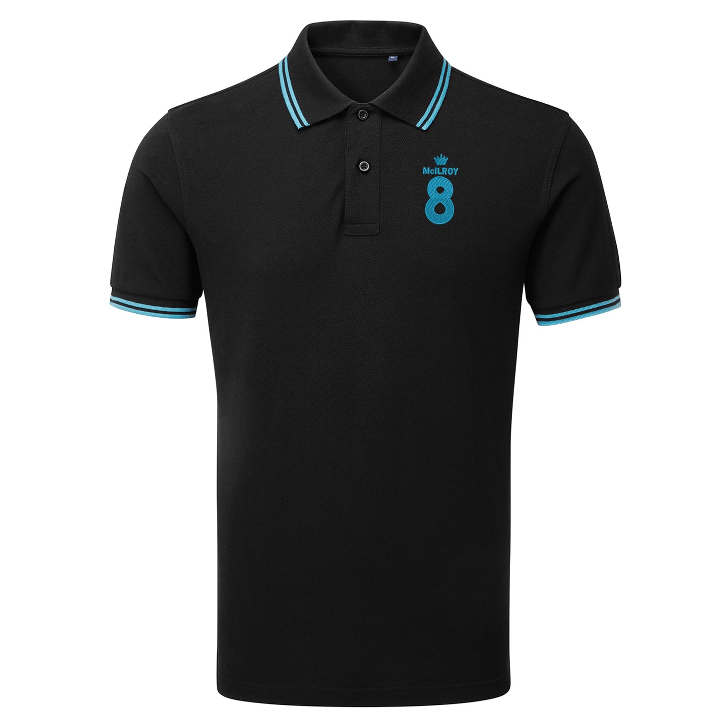 McIlroy 8 Embroidered Tipped Polo Shirt