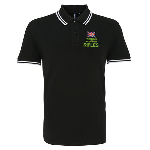 Proud to Have Served in The Rifles Polo Shirt