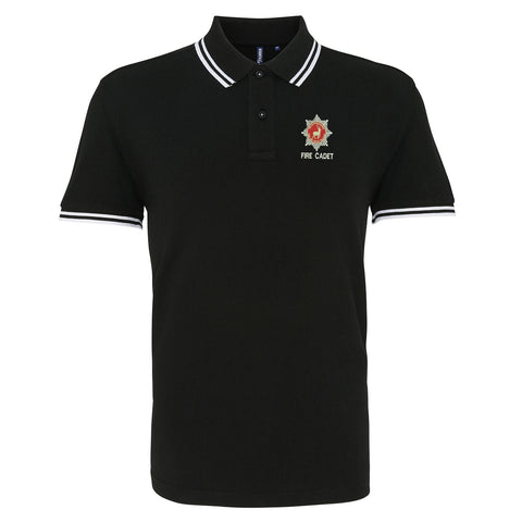 Hertfordshire Fire Service Fire Cadet Embroidered Tipped Polo Shirt