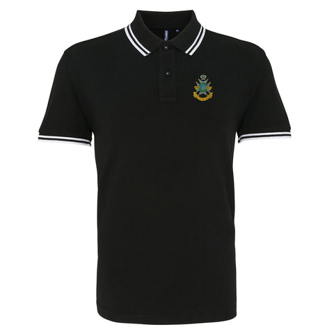 Sherwood Foresters Embroidered Tipped Polo Shirt