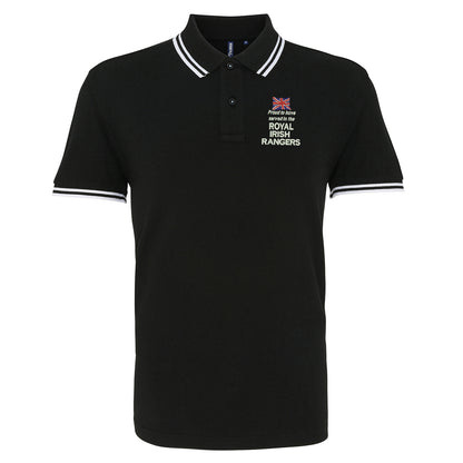 Proud to Have Served in The Royal Irish Rangers Polo Shirt