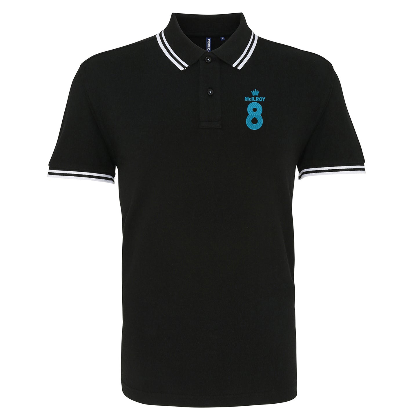 McIlroy 8 Embroidered Tipped Polo Shirt