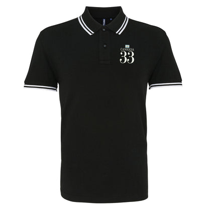 Caniggia 33 Embroidered Tipped Polo Shirt