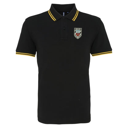 Retro Bath City Embroidered Tipped Polo Shirt