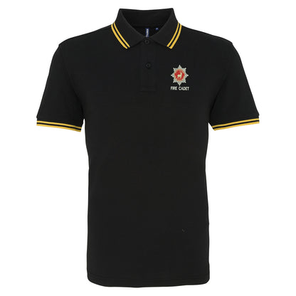 Hertfordshire Fire Service Fire Cadet Embroidered Tipped Polo Shirt