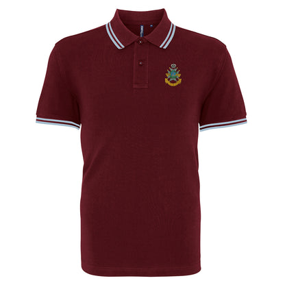 Sherwood Foresters Embroidered Tipped Polo Shirt