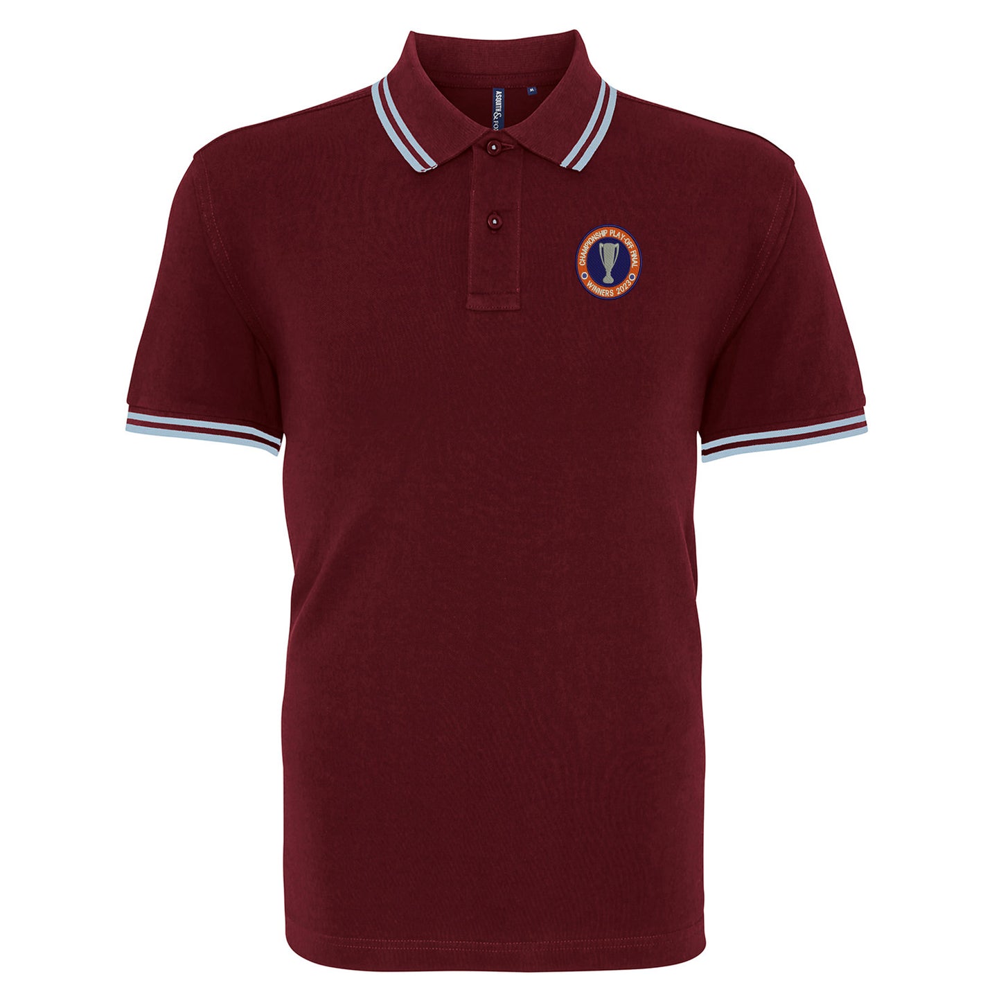 Championship Play-off Final Winners 2023 Embroidered Tipped Polo Shirt