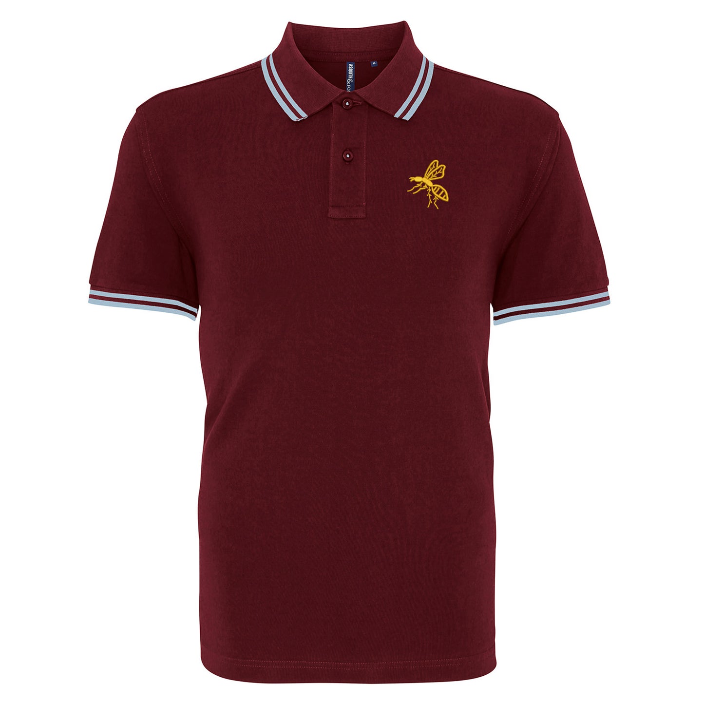 Retro Wasps 1867 Embroidered Tipped Polo Shirt