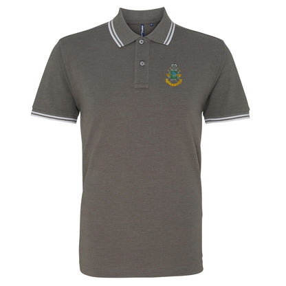 Sherwood Foresters Embroidered Tipped Polo Shirt