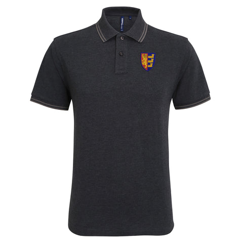 Retro Ipswich 1888 Embroidered Tipped Polo Shirt