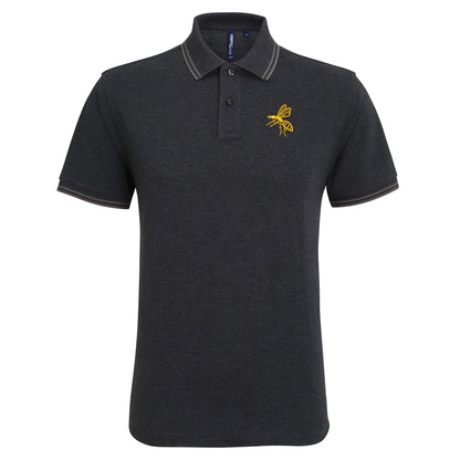 Retro Wasps 1867 Embroidered Tipped Polo Shirt