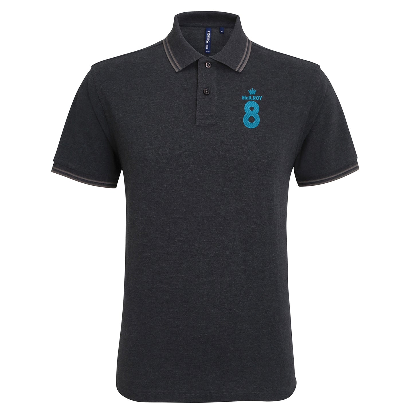 McIlroy 8 Embroidered Tipped Polo Shirt