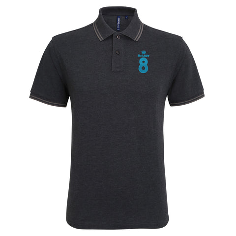 McIlroy 8 Embroidered Tipped Polo Shirt