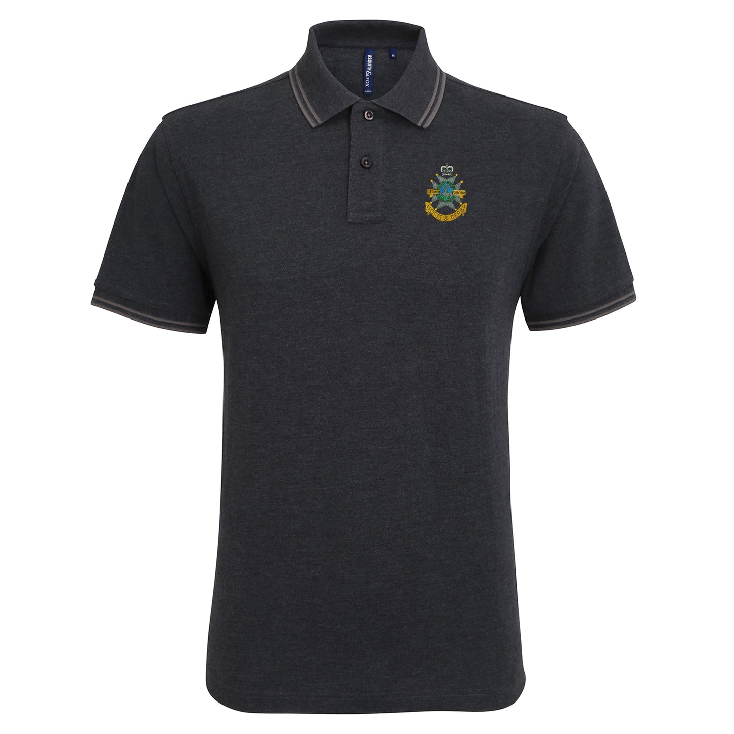 Sherwood Foresters Embroidered Tipped Polo Shirt