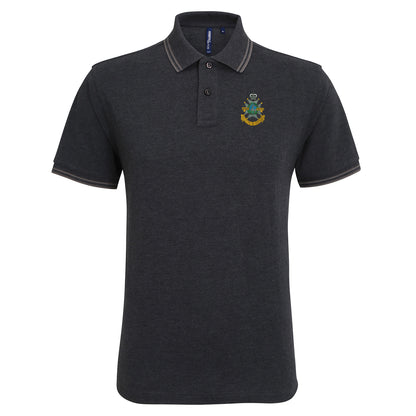 Sherwood Foresters Embroidered Tipped Polo Shirt