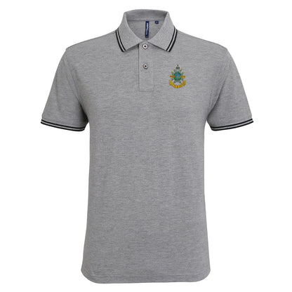 Sherwood Foresters Embroidered Tipped Polo Shirt