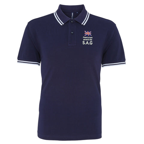 Proud to Have Served in The SAG Polo Shirt