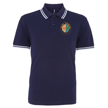 Embroidered Alfa Romeo Polo Shirt UK