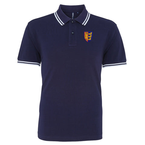 Retro Ipswich 1888 Embroidered Tipped Polo Shirt