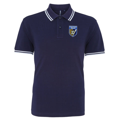 Retro Small Heath Alliance Embroidered Tipped Polo Shirt