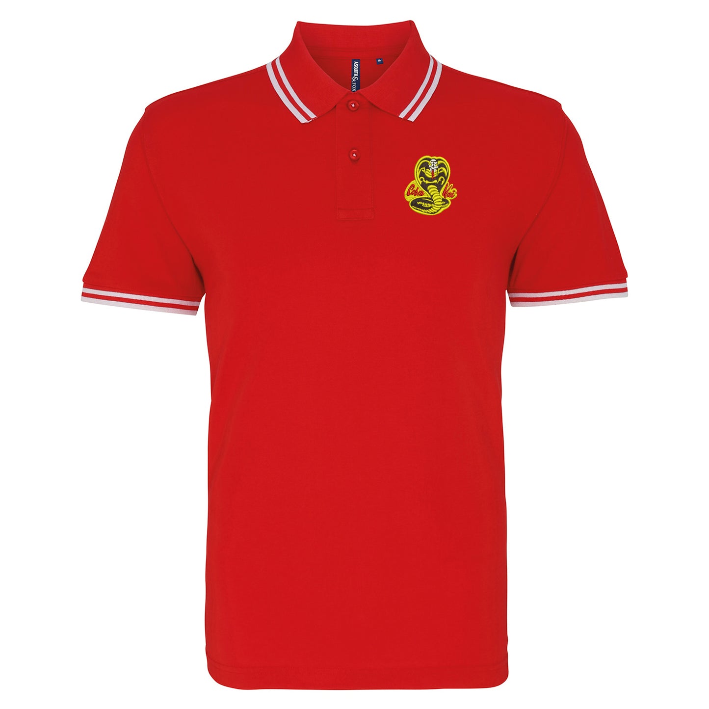 Cobra Kai Embroidered Tipped Polo Shirt