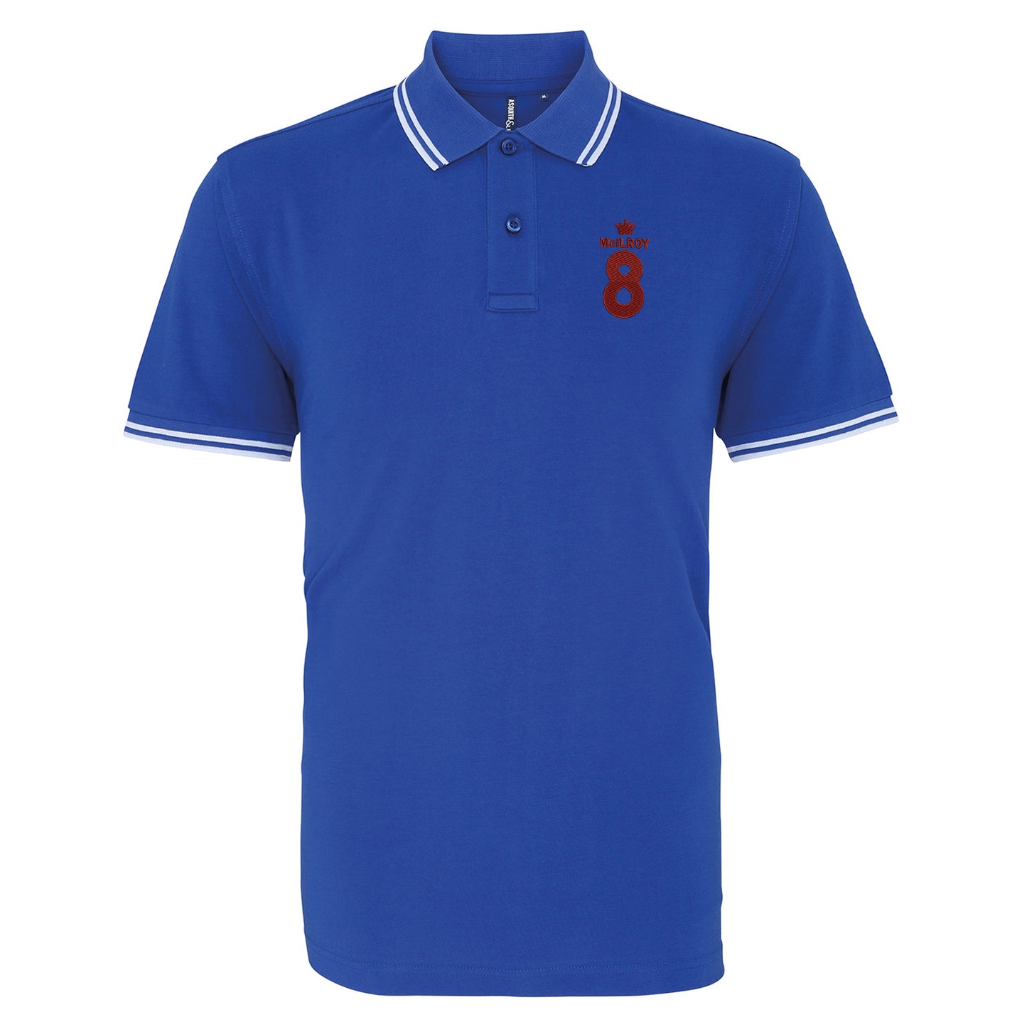 McIlroy 8 Embroidered Tipped Polo Shirt