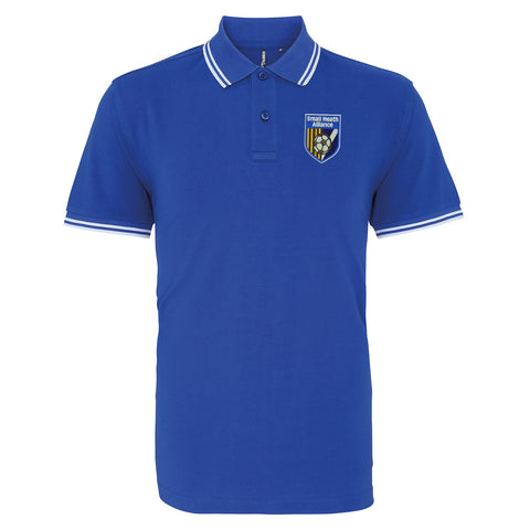 Retro Small Heath Alliance Embroidered Tipped Polo Shirt