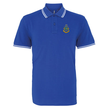 Sherwood Foresters Embroidered Tipped Polo Shirt