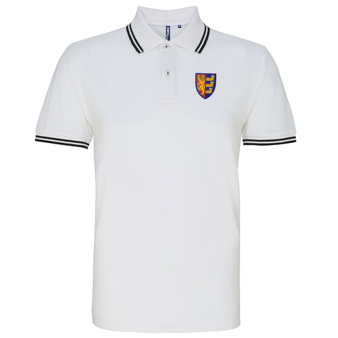 Retro Ipswich 1888 Embroidered Tipped Polo Shirt