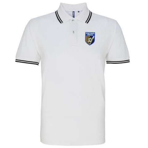 Retro Small Heath Alliance Embroidered Tipped Polo Shirt